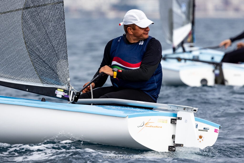 
2024 Finn Open Europeans, Lukáts Ákos, fotó: Robert Deaves
