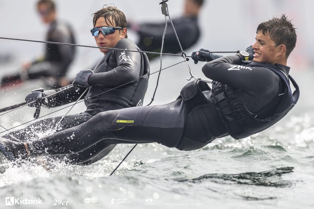 2026 29er World Championship – Kiel, Germany. Monday July 6, 2026. (Photo: Sander van der Borch)