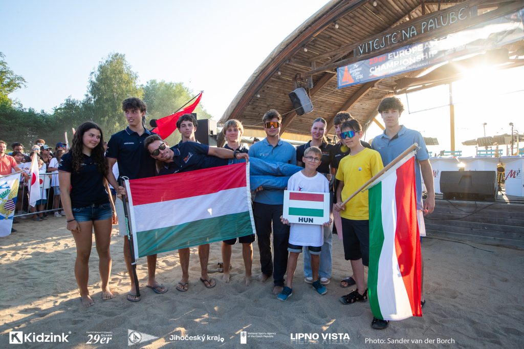 
2026 29er European Championship – Lake Lipno, Czech Republic. Thursday July 9, 2026. (Photo: Sander van der Borch)

