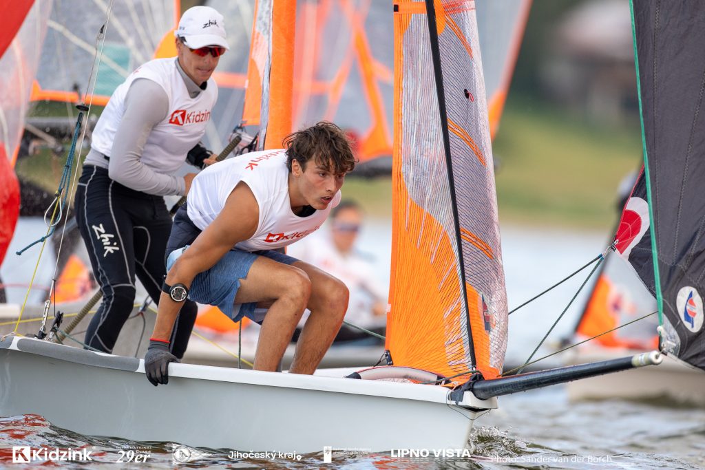 
2026 29er European Championship – Lake Lipno, Czech Republic. Friday August 7, 2026. (Photo: Sander van der Borch)
