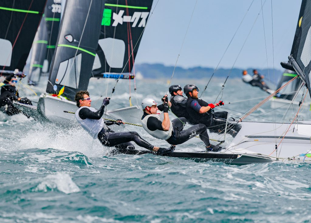 
49er, 49er Fx and Nacra 17 World Championships 2026, Quiberon, France.© Sailing Energy / 49er and Nacra Class
