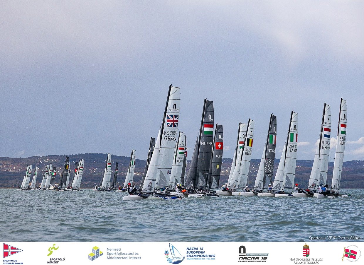 A magyar Nacra 15 utánpótlás katamarán flotta megérkezett az élvonalba