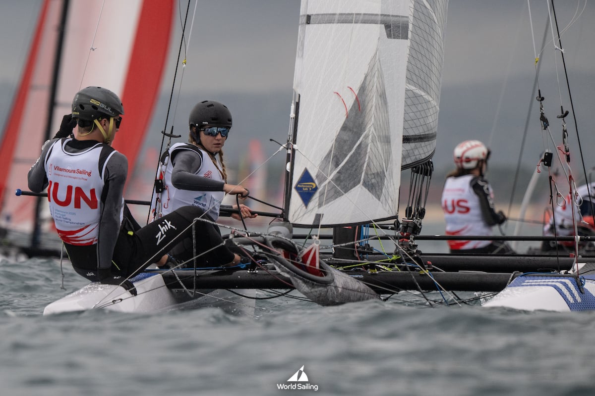 Youth Worlds: A Dávoti-Moore Nacra 15-ös páros futamot nyert Vilamourában!