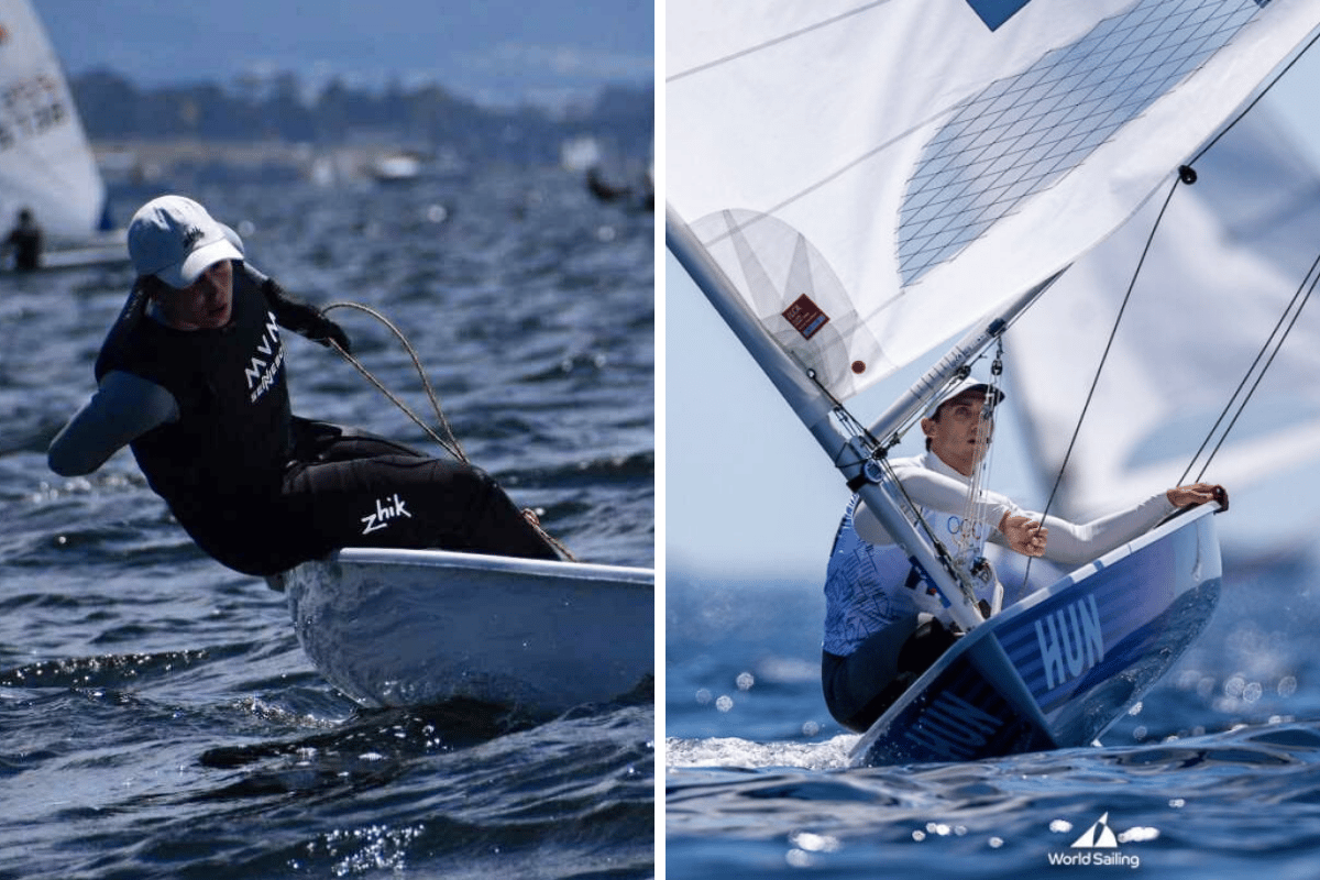 A vitorlás-válogatott húzónevei: Érdi Mária és Vadnai Jonatán